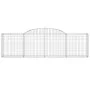 Gabion baskets 13 pcs arch shape iron 300x30x80/100 cm by vidaXL, Pots and planters - Ref: Foro24-3146514, Price: 1,00 €, Dis...