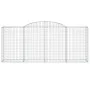 Gabionenkörbe 2 Stück Bogenform Eisen 300x50x120/140 cm von vidaXL, Töpfe und Pflanzgefäße - Ref: Foro24-3146719, Preis: 280,...