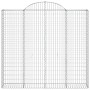 Gabionenkörbe 8 Stück Bogenform Eisen 200x50x180/200 cm von vidaXL, Töpfe und Pflanzgefäße - Ref: Foro24-3146410, Preis: 1,00...
