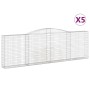 Gabionenkörbe 5 Stück Bogenform Eisen 400x30x120/140 cm von vidaXL, Töpfe und Pflanzgefäße - Ref: Foro24-3146882, Preis: 784,...