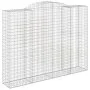 Cestas de gaviones 6 uds forma de arco hierro 300x50x220/240 cm de vidaXL, Maceteros y jardineras - Ref: Foro24-3146813, Prec...
