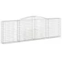 Gabion baskets 10 pcs arch shape iron 400x30x120/140 cm by vidaXL, Pots and planters - Ref: Foro24-3146887, Price: 1,00 €, Di...
