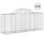 Gabionenkörbe, 20 Stück, Bogenform aus Eisen, 200 x 50 x 80/100 cm von vidaXL, Töpfe und Pflanzgefäße - Ref: Foro24-3146314, ...