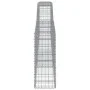 Gabion baskets 4 pcs arch shape iron 400x30x80/100 cm by vidaXL, Pots and planters - Ref: Foro24-3146855, Price: 486,24 €, Di...