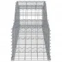 Gabion baskets 4 pcs arc shape iron 300x50x40/60 cm by vidaXL, Pots and planters - Ref: Foro24-3146649, Price: 302,40 €, Disc...