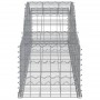 Gabionenkörbe 4 Stück bogenförmiges Eisen 300x50x40/60 cm von vidaXL, Töpfe und Pflanzgefäße - Ref: Foro24-3146649, Preis: 30...