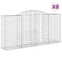 Gabion baskets 8 pcs arch shape iron 300x50x140/160 cm by vidaXL, Pots and planters - Ref: Foro24-3146743, Price: 1,00 €, Dis...