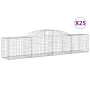 Gabion baskets 25 pcs arc shape iron 300x50x60/80 cm by vidaXL, Pots and planters - Ref: Foro24-3146680, Price: 2,00 €, Disco...