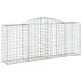 Gabionenkörbe, 17 Stück, Bogenform aus Eisen, 300 x 50 x 120/140 cm von vidaXL, Töpfe und Pflanzgefäße - Ref: Foro24-3146732,...