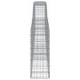 Gabionenkörbe 8 Stück Bogenform Eisen 400x30x80/100 cm von vidaXL, Töpfe und Pflanzgefäße - Ref: Foro24-3146859, Preis: 937,2...