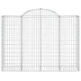 Cestas gaviones 7 uds forma de arco hierro 200x50x140/160 cm de vidaXL, Maceteros y jardineras - Ref: Foro24-3146367, Precio:...