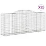 Gabionenkörbe 11 Stück Bogenform Eisen 300x50x120/140 cm von vidaXL, Töpfe und Pflanzgefäße - Ref: Foro24-3146728, Preis: 1,0...