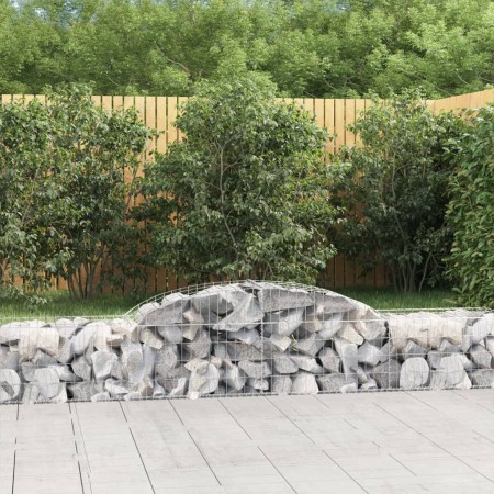 Gabionenkörbe 6 Stück Bogenform Eisen 300x50x40/60 cm von vidaXL, Töpfe und Pflanzgefäße - Ref: Foro24-3146651, Preis: 486,44...