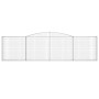 Gabionenkörbe 15 Stück Bogenform Eisen 400x30x100/120cm von vidaXL, Töpfe und Pflanzgefäße - Ref: Foro24-3146875, Preis: 1,00...