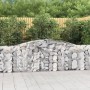 Gabionenkörbe 6 Stück Bogenform Eisen 400x30x100/120 cm von vidaXL, Töpfe und Pflanzgefäße - Ref: Foro24-3146870, Preis: 810,...