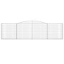 Gabionenkörbe 6 Stück Bogenform Eisen 400x30x100/120 cm von vidaXL, Töpfe und Pflanzgefäße - Ref: Foro24-3146870, Preis: 810,...