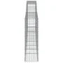 Gabion baskets 6 pcs arch shape iron 400x30x100/120 cm by vidaXL, Pots and planters - Ref: Foro24-3146870, Price: 803,10 €, D...