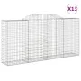 Gabion baskets 13 pcs arch shape iron 300x50x140/160 cm by vidaXL, Pots and planters - Ref: Foro24-3146748, Price: 2,00 €, Di...