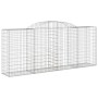Gabionenkörbe 3 Stück Bogenform Eisen 300x50x120/140 cm von vidaXL, Töpfe und Pflanzgefäße - Ref: Foro24-3146720, Preis: 455,...