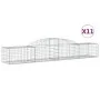 Gabionenkörbe 11 Stück Bogenform Eisen 300x50x40/60 cm von vidaXL, Töpfe und Pflanzgefäße - Ref: Foro24-3146656, Preis: 844,1...