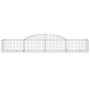 Gabion baskets 11 pcs arch shape iron 300x50x40/60 cm by vidaXL, Pots and planters - Ref: Foro24-3146656, Price: 860,69 €, Di...