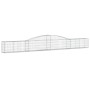 Gabionenkörbe 8 Stück Bogenform Eisen 400x30x40/60 cm von vidaXL, Töpfe und Pflanzgefäße - Ref: Foro24-3146833, Preis: 650,81...