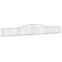 3 units of arched iron gabion baskets 400x30x40/60 cm by vidaXL, Pots and planters - Ref: Foro24-3146828, Price: 239,92 €, Di...