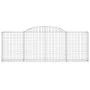 Gabion baskets 9 pcs arch shape iron 300x30x100/120 cm by vidaXL, Pots and planters - Ref: Foro24-3146528, Price: 952,44 €, D...