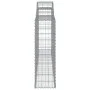 Gabion baskets 9 pcs arch shape iron 300x30x100/120 cm by vidaXL, Pots and planters - Ref: Foro24-3146528, Price: 952,44 €, D...