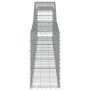 Gabion baskets 10 pcs arch shape iron 400x30x60/80 cm by vidaXL, Pots and planters - Ref: Foro24-3146848, Price: 955,37 €, Di...