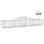 Gabion baskets 20 pcs arc shape iron 300x50x40/60 cm by vidaXL, Pots and planters - Ref: Foro24-3146661, Price: 1,00 €, Disco...
