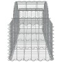 Gabionenkörbe 9 Stück Bogenform Eisen 200x50x40/60 cm von vidaXL, Töpfe und Pflanzgefäße - Ref: Foro24-3146264, Preis: 491,25...