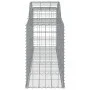 Gabion baskets 7 units arch shape iron 300x50x80/100 cm by vidaXL, Pots and planters - Ref: Foro24-3146688, Price: 779,17 €, ...