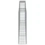 Gabion baskets 9 pcs arch shape iron 400x30x120/140 cm by vidaXL, Pots and planters - Ref: Foro24-3146886, Price: 1,00 €, Dis...