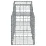 Gabion baskets 4 pcs arc shape iron 300x50x60/80 cm by vidaXL, Pots and planters - Ref: Foro24-3146667, Price: 395,59 €, Disc...