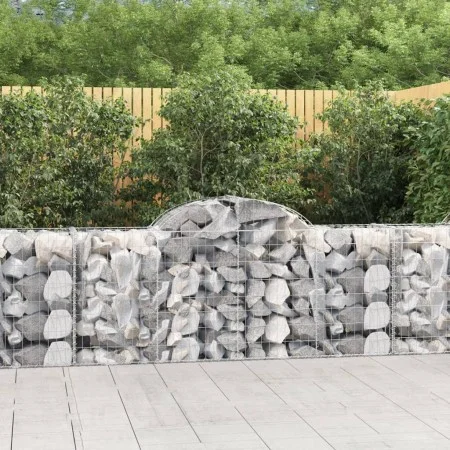 Gabion baskets 30 pcs arch shape iron 200x50x80/100 cm by vidaXL, Pots and planters - Ref: Foro24-3146316, Price: 2,00 €, Dis...