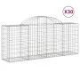 Gabion baskets 30 pcs arch shape iron 200x50x80/100 cm by vidaXL, Pots and planters - Ref: Foro24-3146316, Price: 2,00 €, Dis...