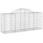 Gabion baskets 30 pcs arch shape iron 200x50x80/100 cm by vidaXL, Pots and planters - Ref: Foro24-3146316, Price: 2,00 €, Dis...