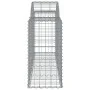 Gabion baskets 30 pcs arch shape iron 200x50x80/100 cm by vidaXL, Pots and planters - Ref: Foro24-3146316, Price: 2,00 €, Dis...