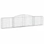 Gabionenkörbe 10 Stück Bogenform Eisen 400x30x80/100 cm von vidaXL, Töpfe und Pflanzgefäße - Ref: Foro24-3146861, Preis: 1,00...