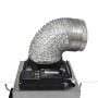 Campana extractora para cocina isla con pantalla LCD