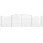Gabion baskets 25 units, arched shape, iron, 400x30x100/120cm. by vidaXL, Pots and planters - Ref: Foro24-3146877, Price: 3,0...