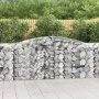 Gabion baskets 8 pcs arch shape iron 400x50x100/120 cm by vidaXL, Pots and planters - Ref: Foro24-3147002, Price: 1,00 €, Dis...