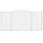 Gabionenkörbe 5 Stück Bogenform Eisen 400x30x180/200 cm von vidaXL, Töpfe und Pflanzgefäße - Ref: Foro24-3146921, Preis: 1,00...