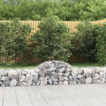 Gabionenkörbe 5 Stück Bogenform Eisen 200x50x40/60 cm von vidaXL, Töpfe und Pflanzgefäße - Ref: Foro24-3146260, Preis: 259,07...