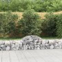 Gabionenkörbe 5 Stück Bogenform Eisen 200x50x40/60 cm von vidaXL, Töpfe und Pflanzgefäße - Ref: Foro24-3146260, Preis: 259,07...