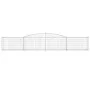 Gabion baskets 2 units, arched shape, iron, 400x30x60/80 cm by vidaXL, Pots and planters - Ref: Foro24-3146840, Price: 190,22...