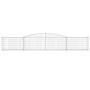 Gabionenkörbe 2 Stück Bogenform Eisen 400x30x60/80 cm von vidaXL, Töpfe und Pflanzgefäße - Ref: Foro24-3146840, Preis: 191,70...