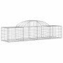 Gabionenkörbe 5 Stück Bogenform Eisen 200x50x40/60 cm von vidaXL, Töpfe und Pflanzgefäße - Ref: Foro24-3146260, Preis: 259,07...