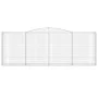 Gabionenkörbe 4 Stück Bogenform Eisen 400x30x140/160 cm von vidaXL, Töpfe und Pflanzgefäße - Ref: Foro24-3146894, Preis: 717,...
